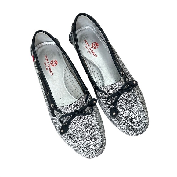 Marc Joseph New York Shoes - Marc Joseph Leather Loafers Cypress Hill Leather Upper Brazil Black White 7
